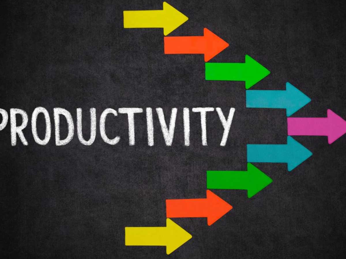 Text saying Productivity
